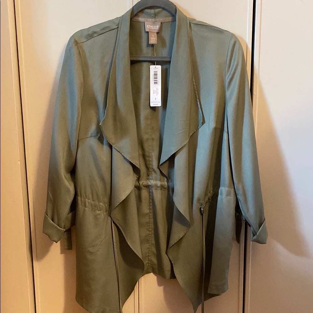 Chico’s Drape Front Jacket